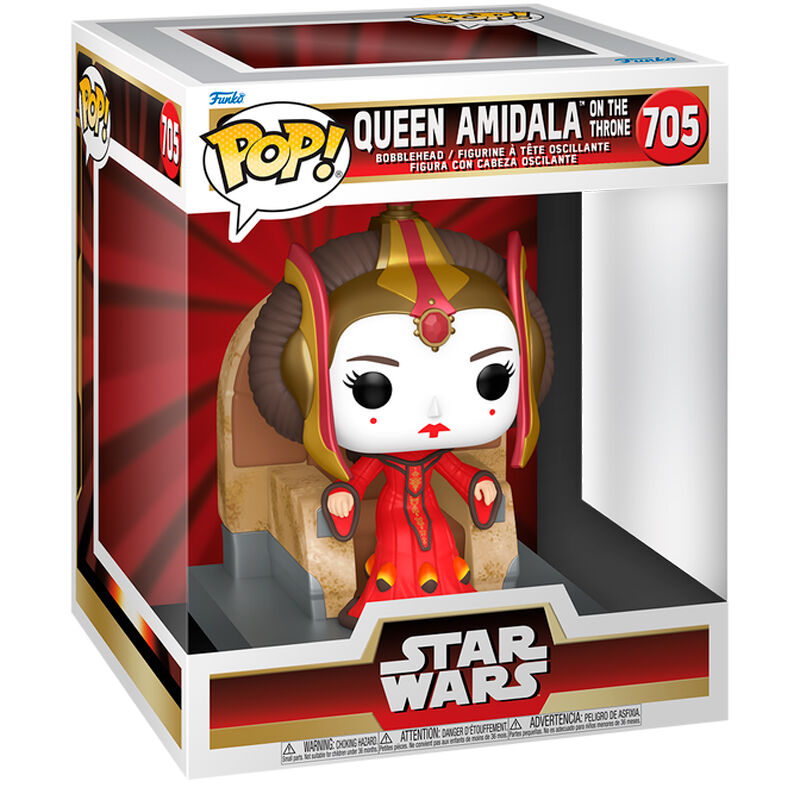 POP figure Deluxe Star Wars Queen Amidala on the Throne 2
