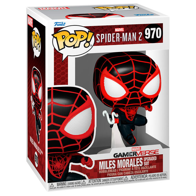 POP figure Marvel Spiderman 2 Miles Morales Upgraded Suit 1