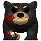 POP figure Cocaine Bear - Bear with Leg - Thumbnail 1