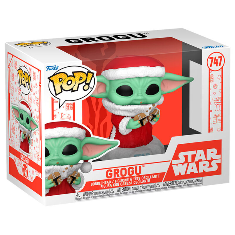 POP figure Star Wars Grogu with Christmas Cookie 1