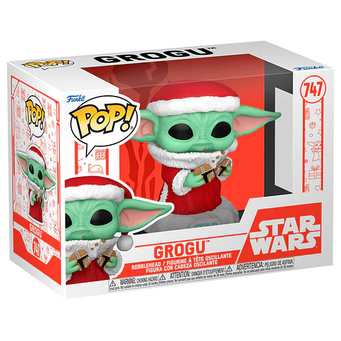 POP figure Star Wars Grogu with Christmas Cookie