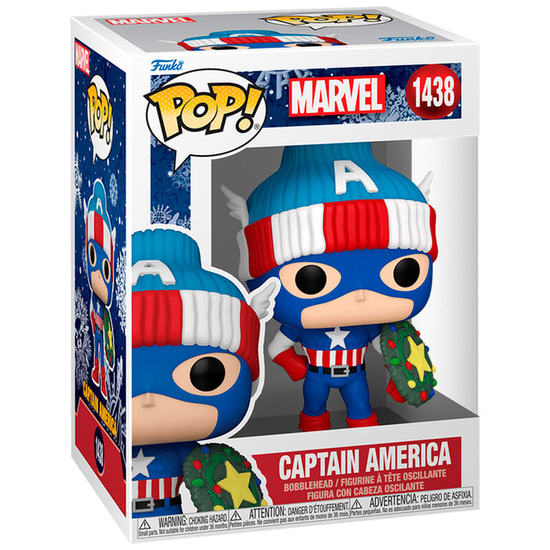POP figure Marvel Captain America Holiday 1