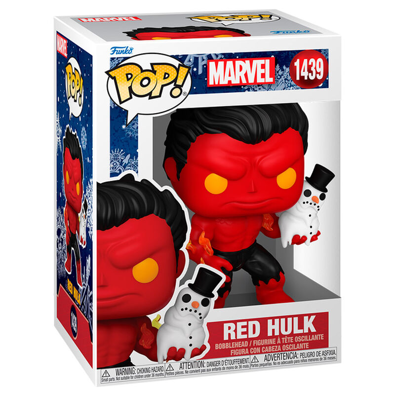POP figure Marvel Red Hulk with Snowman 1