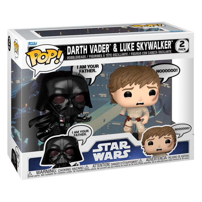 POP pack 2 figures Star Wars Darth Vader & Luke Skywalker 1