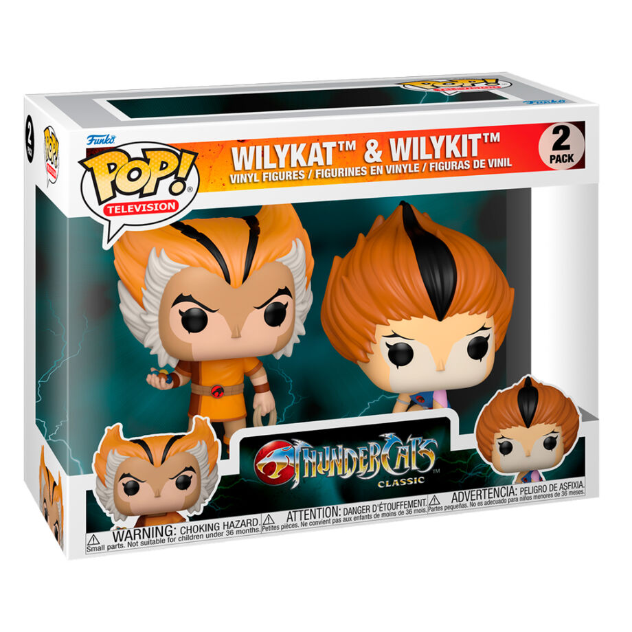 POP 2 pack figures Thundercats Wilykat & Wilykit 2