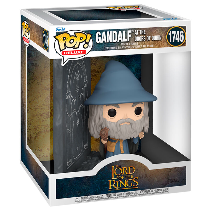 POP figure Deluxe The Lord of the Rings Gandalf with Doors of Durin 1