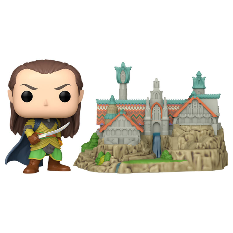 POP figure Town The Lord of the Rings Lord Elrond with Rivendell 2