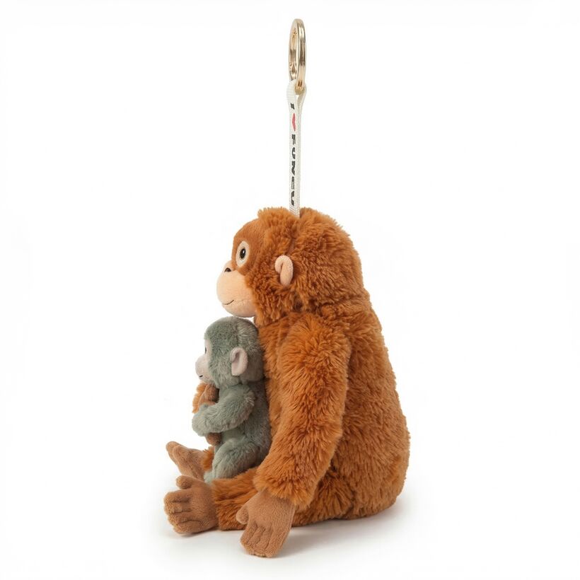 Punch monkey plush keychain 15cm 3