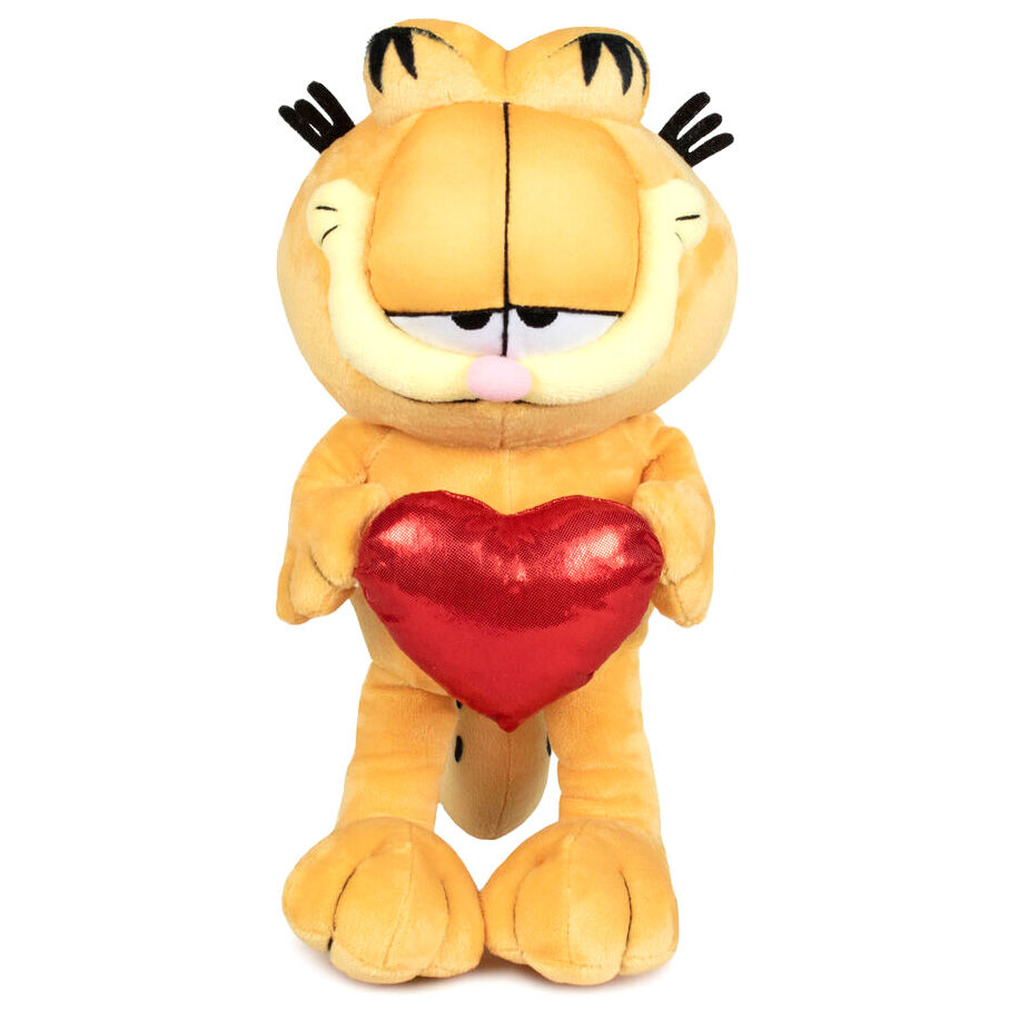 Garfield heart soft plush toy 30cm 1