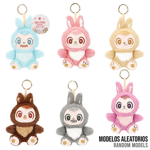 Hen Hao Kawaii Bunny assorted plush toy keychain 12cm
