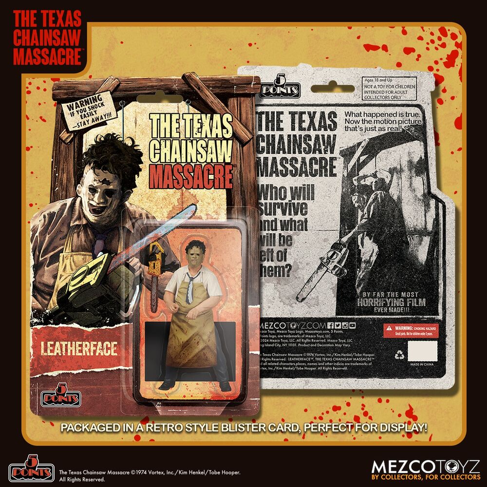 The Texas Chainsaw Massacre Leatherface figure 9,5cm 2