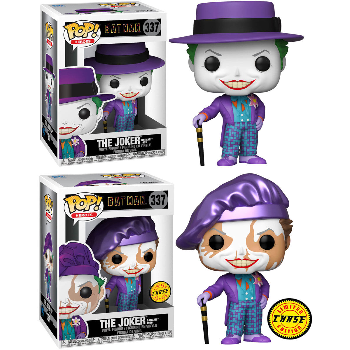 POP figure DC Comics Batman 1989 Joker with Hat 5 + 1 Chase 3