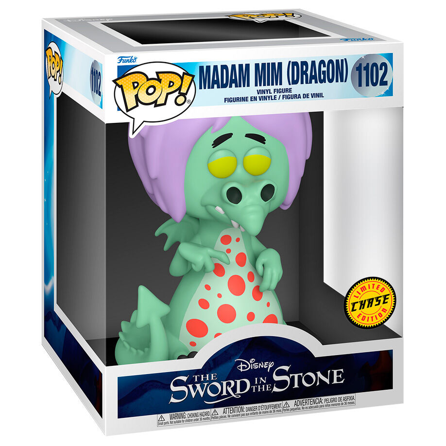 POP figure Disney The Sword in the Stone Mim as Dragon Chase 15cm 2