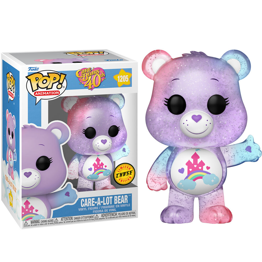 POP figure Care Bears 40th Anniversary Care a Lot Bear 5 + 1 Chase 4