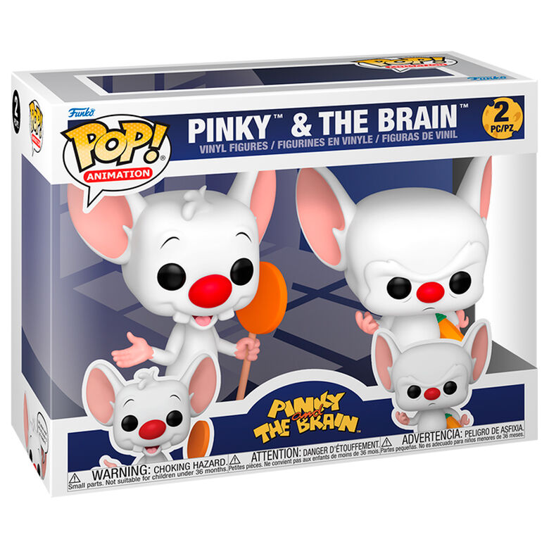 POP pack 2 figures Pinky & The Brain 2