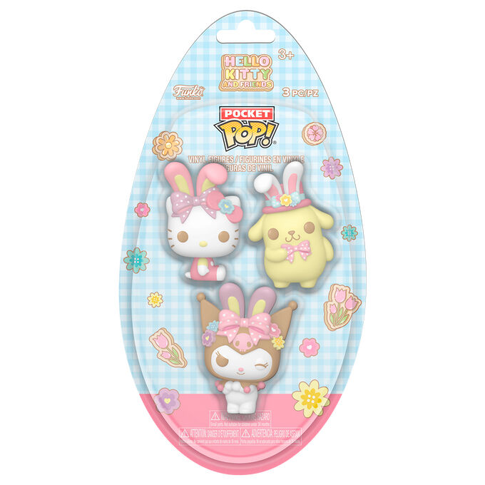 Pocket POP Egg blister 3 figures Hello Kitty and Friends 1