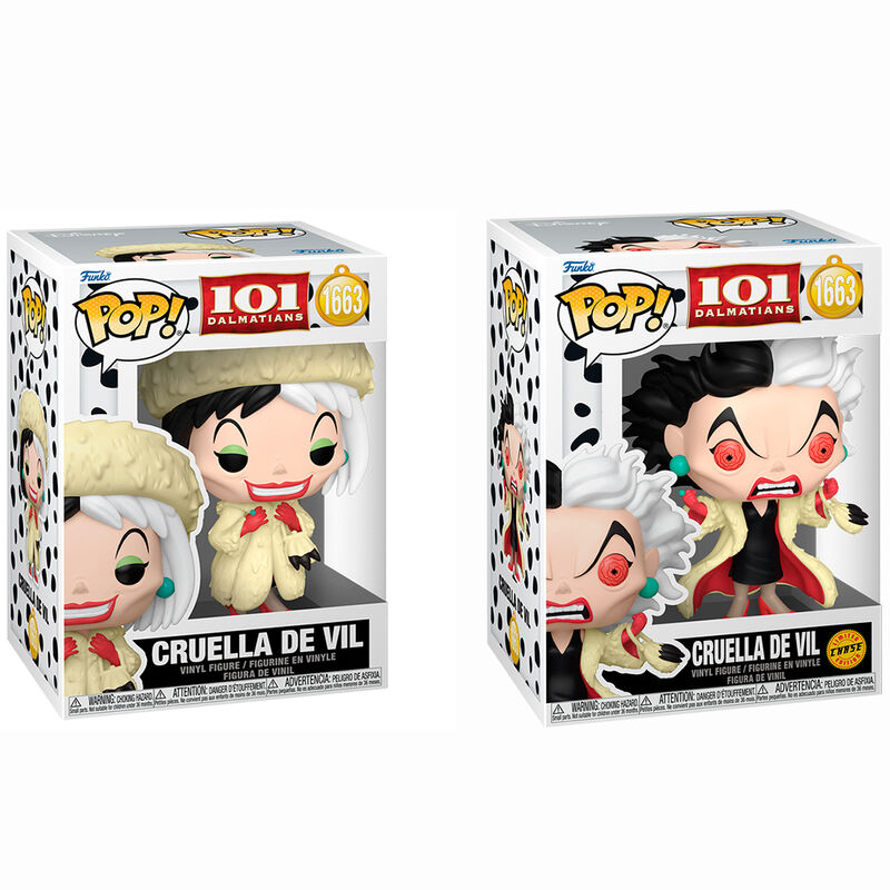 POP figure Disney 101 Dalmatas Cruella de Vil 5 + 1 Chase 1