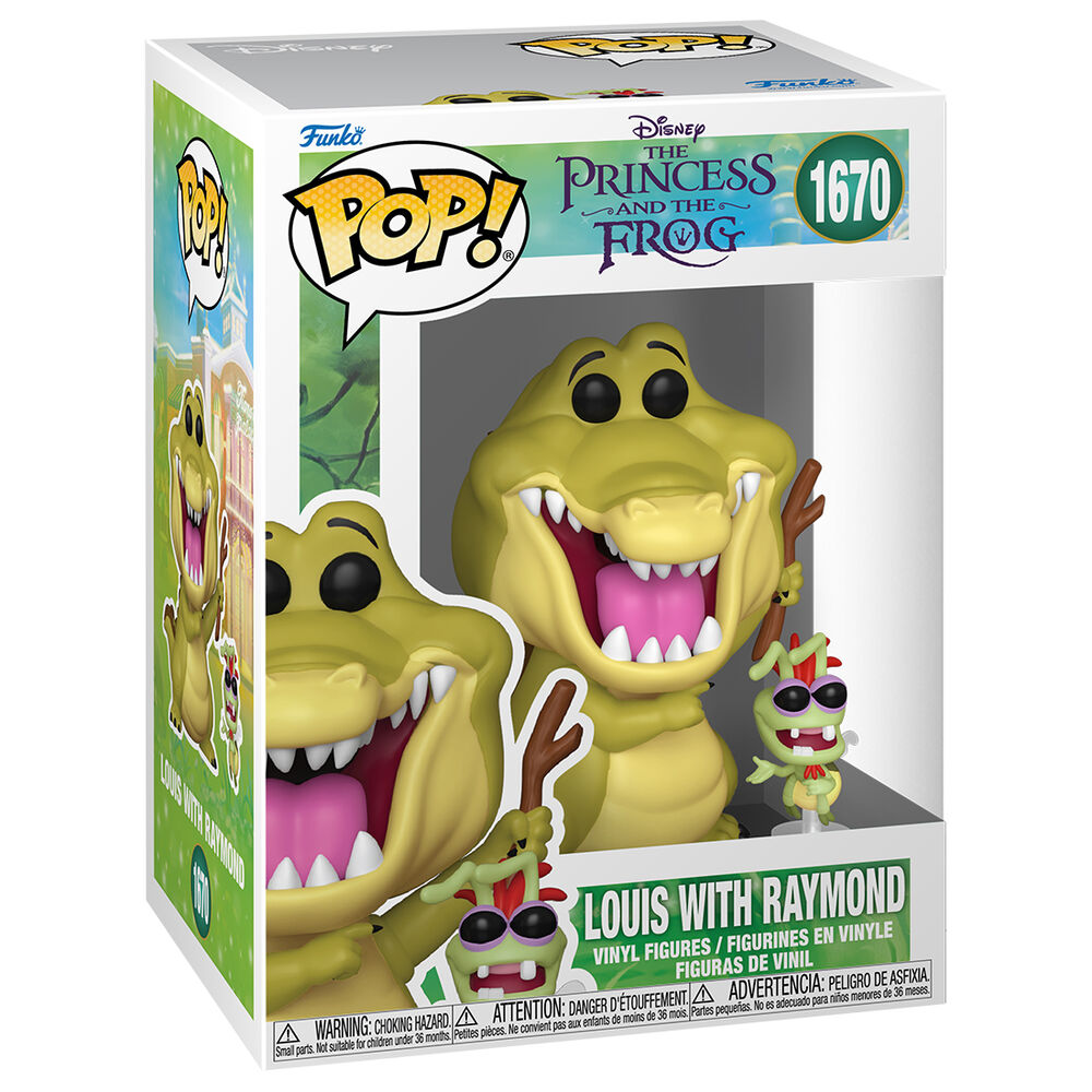 POP figure Disney Tiana y el Sapo Louis with Raymond 2