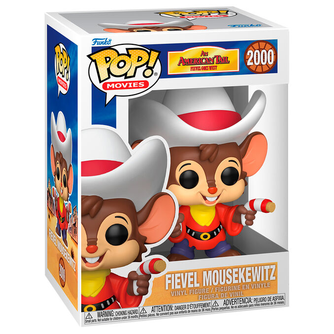 POP figure An American Tail Goes West Fievel Mousekewitz 1