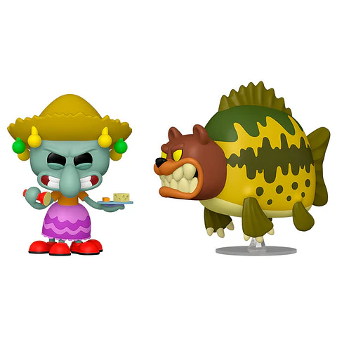 POP Pack 2 figures SpongeBob SquarePants Squidward & Sea Bear