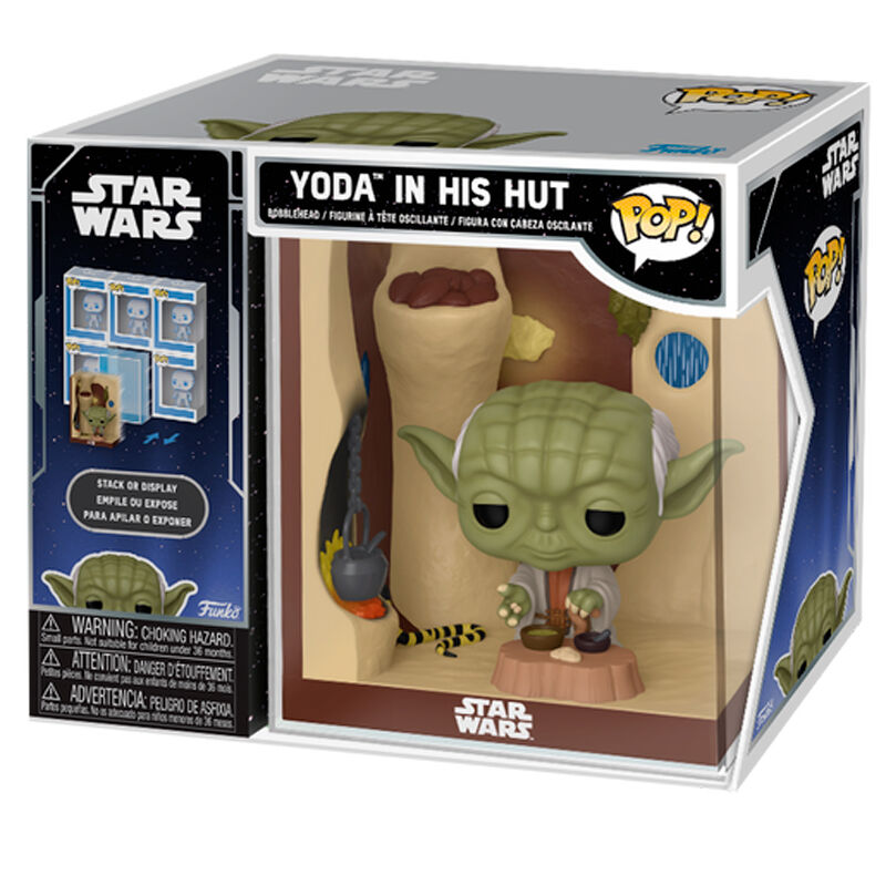 POP figure Nooks Star Wars Yoda in His Hut 1