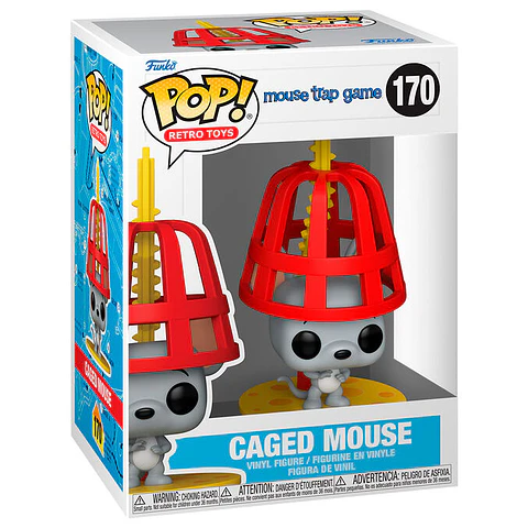 POP figure Mouse Trap Game - Caged Mouse