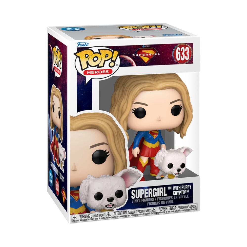 POP figure DC Comics Supergirl Buddy Supergirl with Puppy Krypto 2