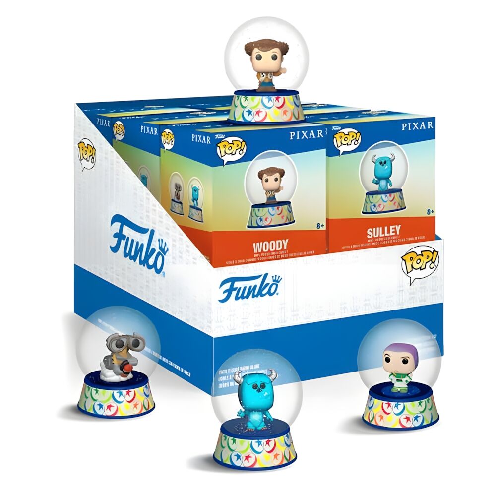 Disney Pixar assorted Mystery Mini Snow globe figure 1