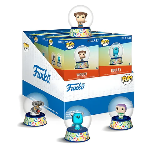 Disney Pixar assorted Mystery Mini Snow globe figure