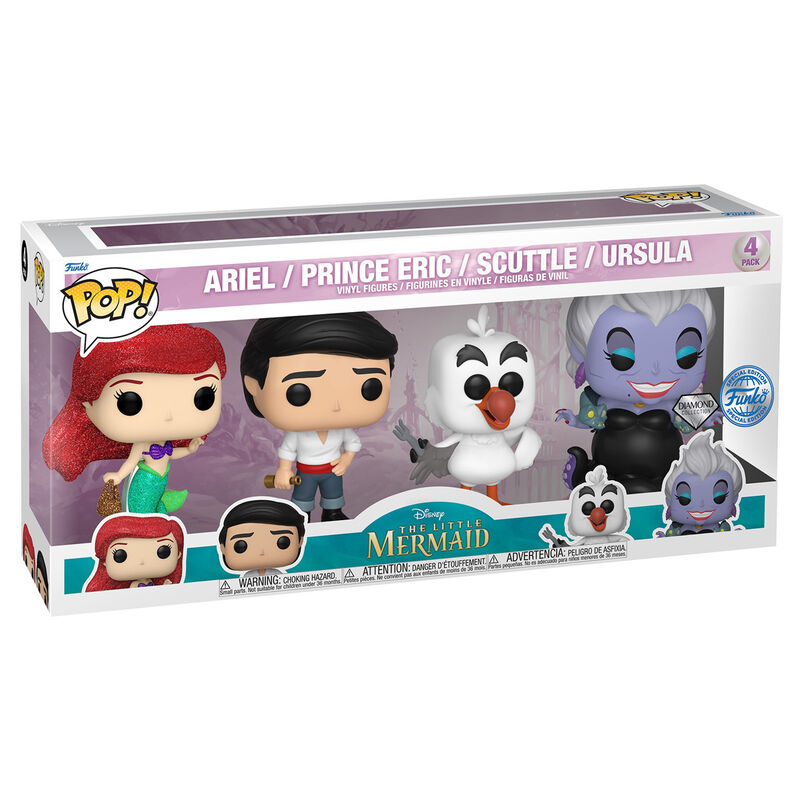 POP pack 4 figures Disney Little Mermaid Exclusive 1
