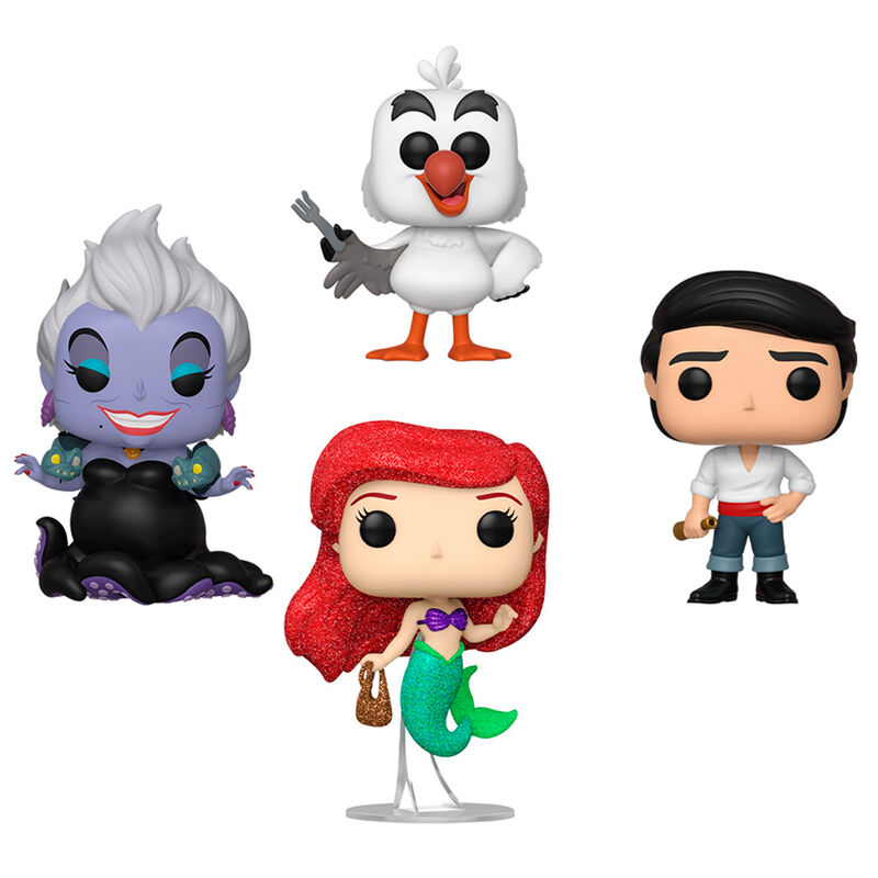 POP pack 4 figures Disney Little Mermaid Exclusive 2