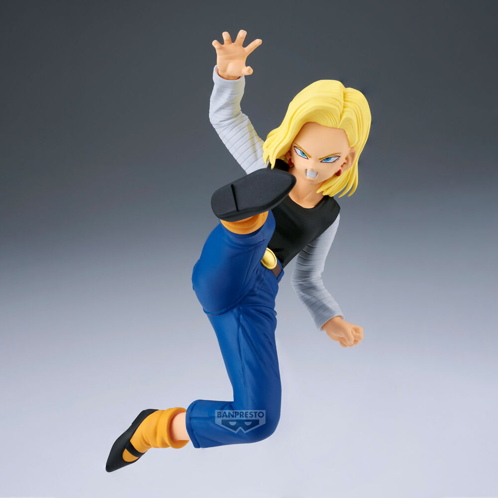 Dragon Ball Z Match Makers Android 18 & Mr. Satan set 2 figures 11-8cm 2