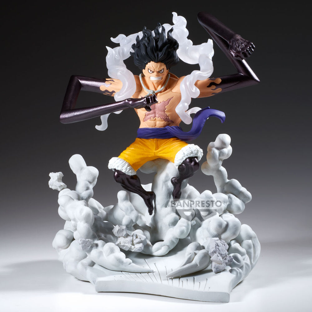 One Piece Monkey D Luffy Gear 4 Senkokkei figure 15cm 2