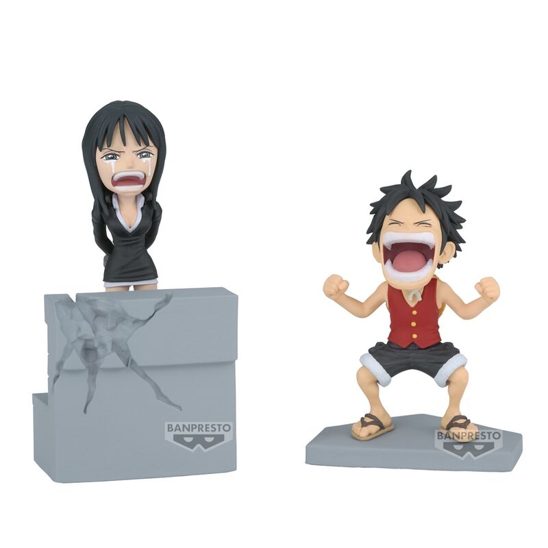 One Piece Luffy & Nico Robin World Collectable figure 10cm 1