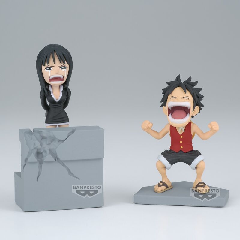 One Piece Luffy & Nico Robin World Collectable figure 10cm 2