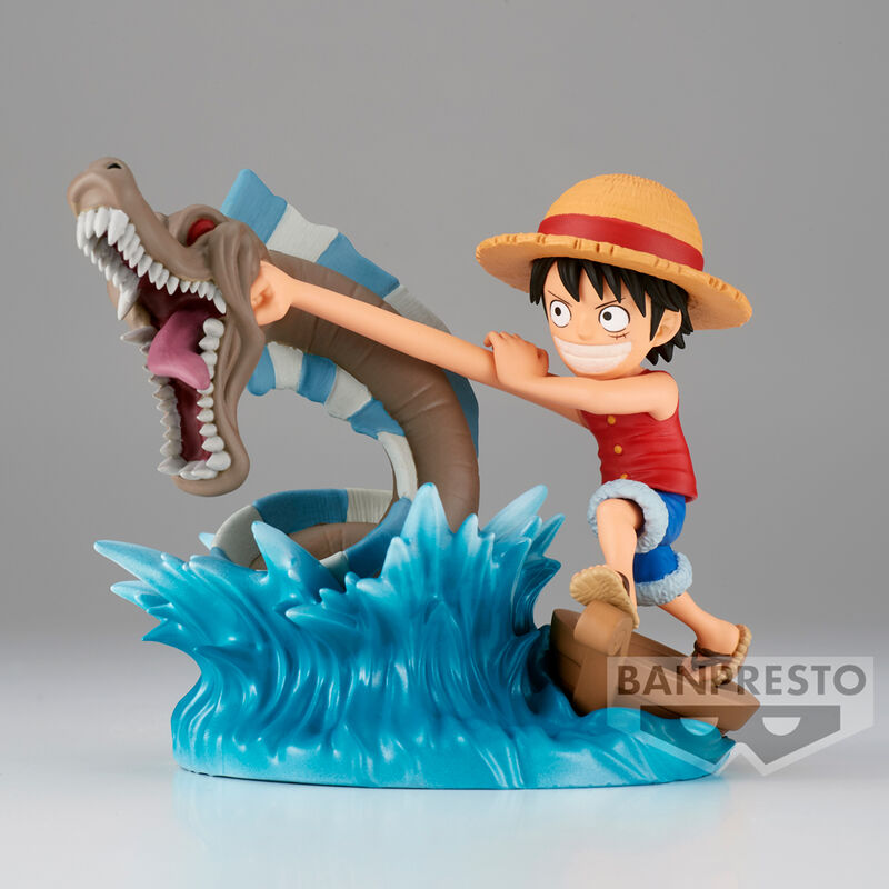 One Piece Log Stories Monkey D Luffy vs Local Sea figure 7cm 1