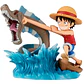 One Piece Log Stories Monkey D Luffy vs Local Sea figure 7cm - Thumbnail 5