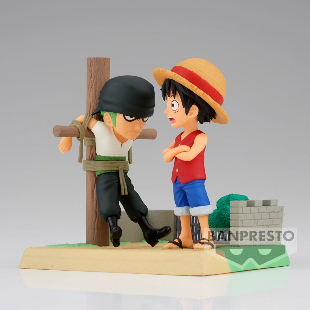 One Piece Log Stories Monkey D Luffy & Roronoa Zoro figure 7cm 2