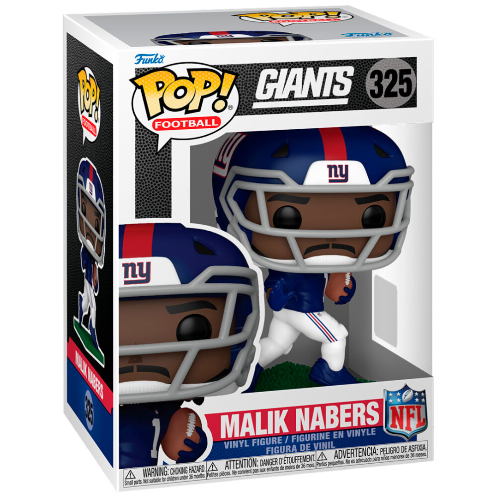 POP figure NFL Giants Malik Nabers 1