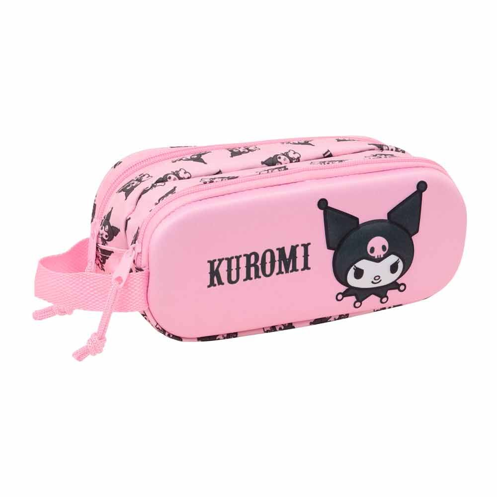 Hello Kitty Kuromi 3D double pencil case 1