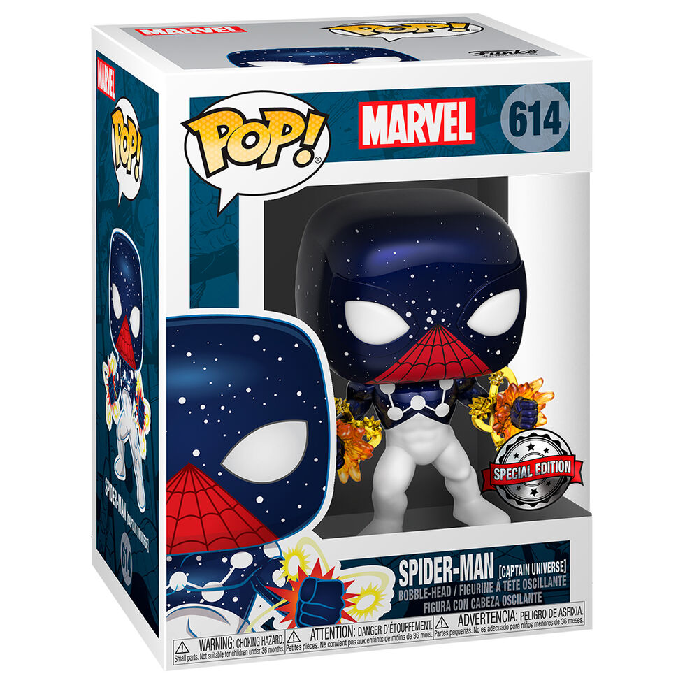 POP figure Marvel Spider-Man Captain Universe Exclusivo 1