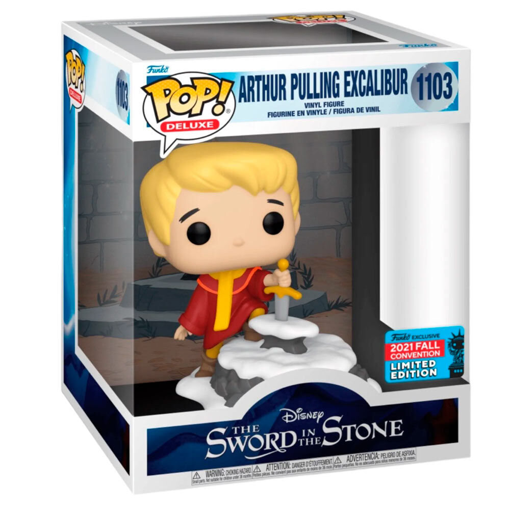 POP figure Deluxe Disney The Sword in the Stone Arthur Pulling Excalibur Exclusive 2