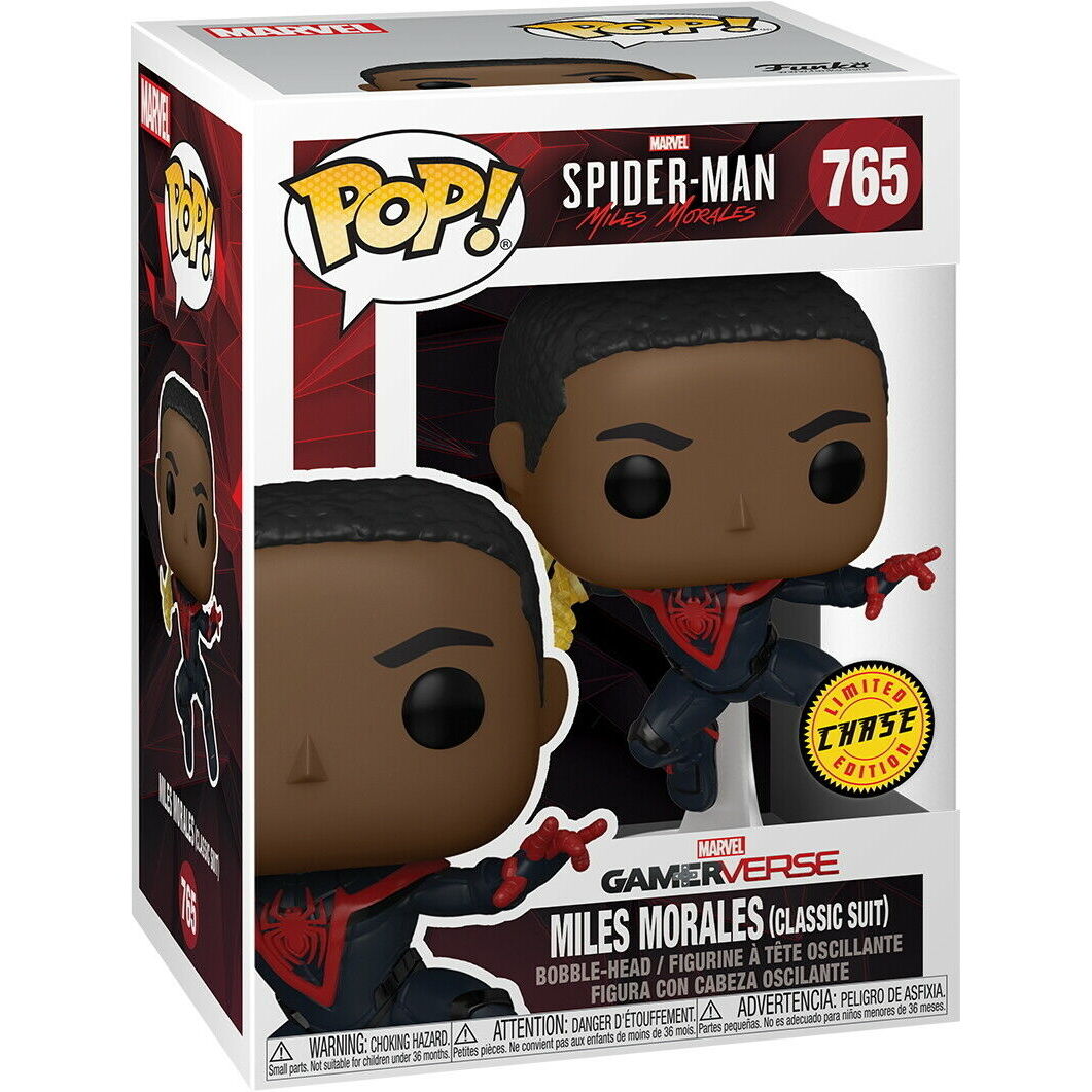 POP figure Spiderman Miles Morales Classic Suit Chase 2