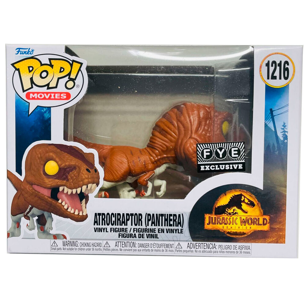 POP figure Jurassic World 3 Atrociraptor Panthera Exclusive 2