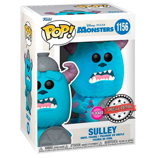 POP figure Disney Monsters Inc 20th Sulley Flocked Exclusive 1