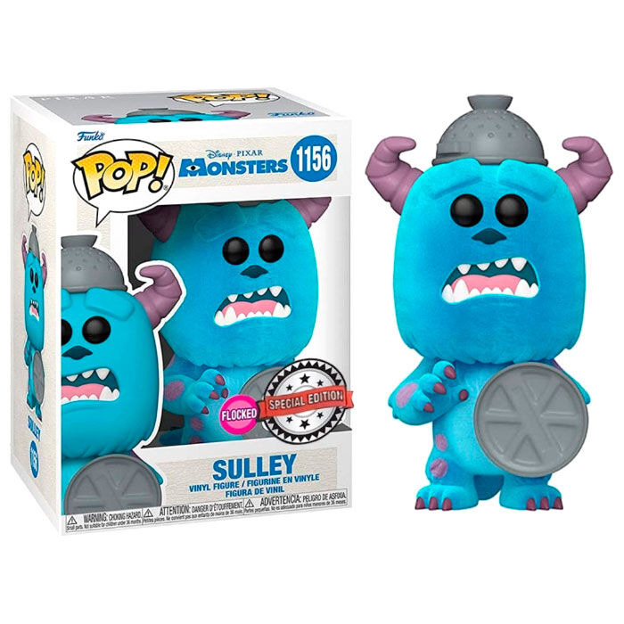 POP figure Disney Monsters Inc 20th Sulley Flocked Exclusive 3