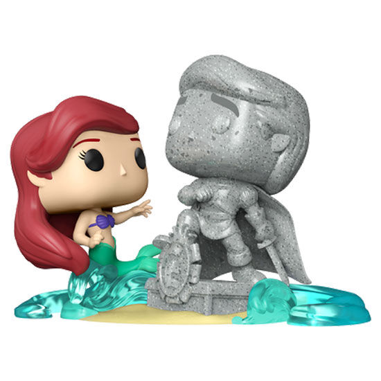 POP figure Disney Ultimate Princess The Little Mermaid Ariel & Statue Eric Exclusive 2