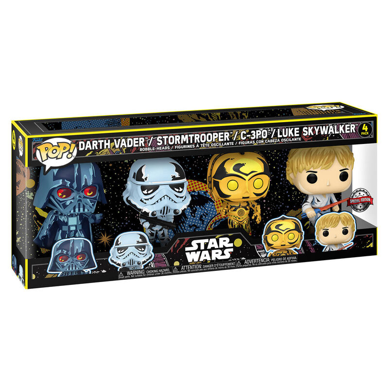 POP pack 4 figures Star Wars Exclusive 1