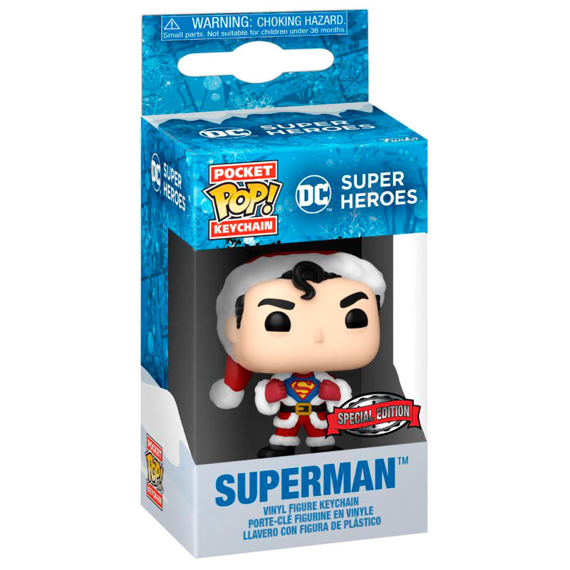 Pocket POP Keychain DC Comics Holiday Superman Exclusive 1
