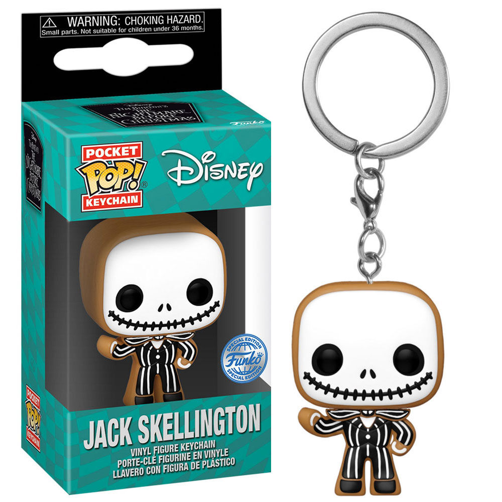 Pocket POP Keychain Disney Nightmare Before Christmas Jack Skellington Gingerbread Exclusive 3